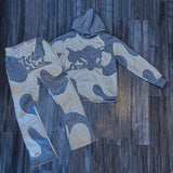 Advbridge boy outfits American Street Hip Hop Patchwork Hoodie Y2K Personality Gothic Harajuku Sweatshirt Loose Sweatshirt