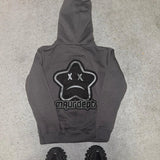 Advbridge y2k women clothes hoodies long sleeve printed sweatshirt kpop dance hip hop rap high street zip back school fit special clothes