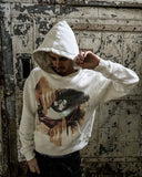 Advbridge Gothic Punk Trend Y2K Streetwear American Retro Pattern Printed Loose Hoodie Men Hip-hop Harajuku Casual Oversized Sweatshirt