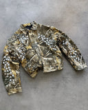 Advbridge 2024 High Street Trend Brand Y2K Streetwear Hip-hop Punk Harajuku Leaf Camouflage Jacket Men Personality Retro Casual Lapel Coat