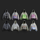 Advbridge American style fashion hoodies Y2K streetwear oversized patch pattern splicing men shirt sweatshirt baggy vintage women clothing
