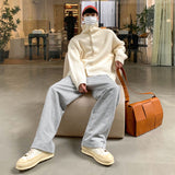 Advbridge Men's Kit Cardigun, Men's Design, Fashion, Spring, Tubneck Design Cardigun, Sweaters, Outcoat, Jacket