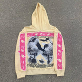 Advbridge y2k Wome clothing hoodies Printed Pattern Pullover Sweatshirt streetwear Oversized  Punk Vintage kpop dance long-sleeved tops