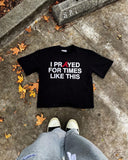 Advbridge Trendy High Street Hip-hop Oversized T-shirt American Retro Letter Print Casual Top Punk Round Neck Cotton Y2K Short-sleeved Men