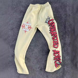 Advbridge 2024 Y2k Long Sleeved Foam Printed Pullover Hoodie, Sweatshirt And Pants Two Piece Streetwear Trendy Wear Dark Vintage Casual