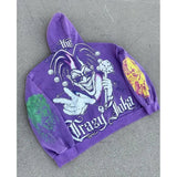 Advbridge 2024 Y2k American High Street Clothing New Cartoon Print Oversized Sweatshirt Women Big Pocket Gothic Punk Loose Pullover Hoodie