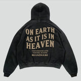 Advbridge 90s Streetwear Autumn And Winter American Retro Letter Printing Harajuku Street Loose Hooded Female Y2K Punk Wind Loose Sweatshirt Men Shirt