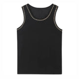 Advbridge Mens Y2K chain design tight vest 2024 new genderless shaping streetwear personalized casual sexy nightclub versatile vest unisex