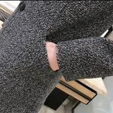 Advbridge Fashion Men Coats Casual Long Top Mens Thick Wool Trench Warm Coat Lapel Spring Autumn Overcoat Plus Size 5XL Long Coat