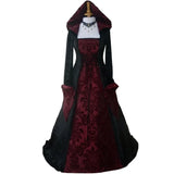 Advbridge Witch Medieval Dress Women Halloween Costume Adult Scary Cosplay Outfits Gothic Drak Wind Style New Wizard Costumes