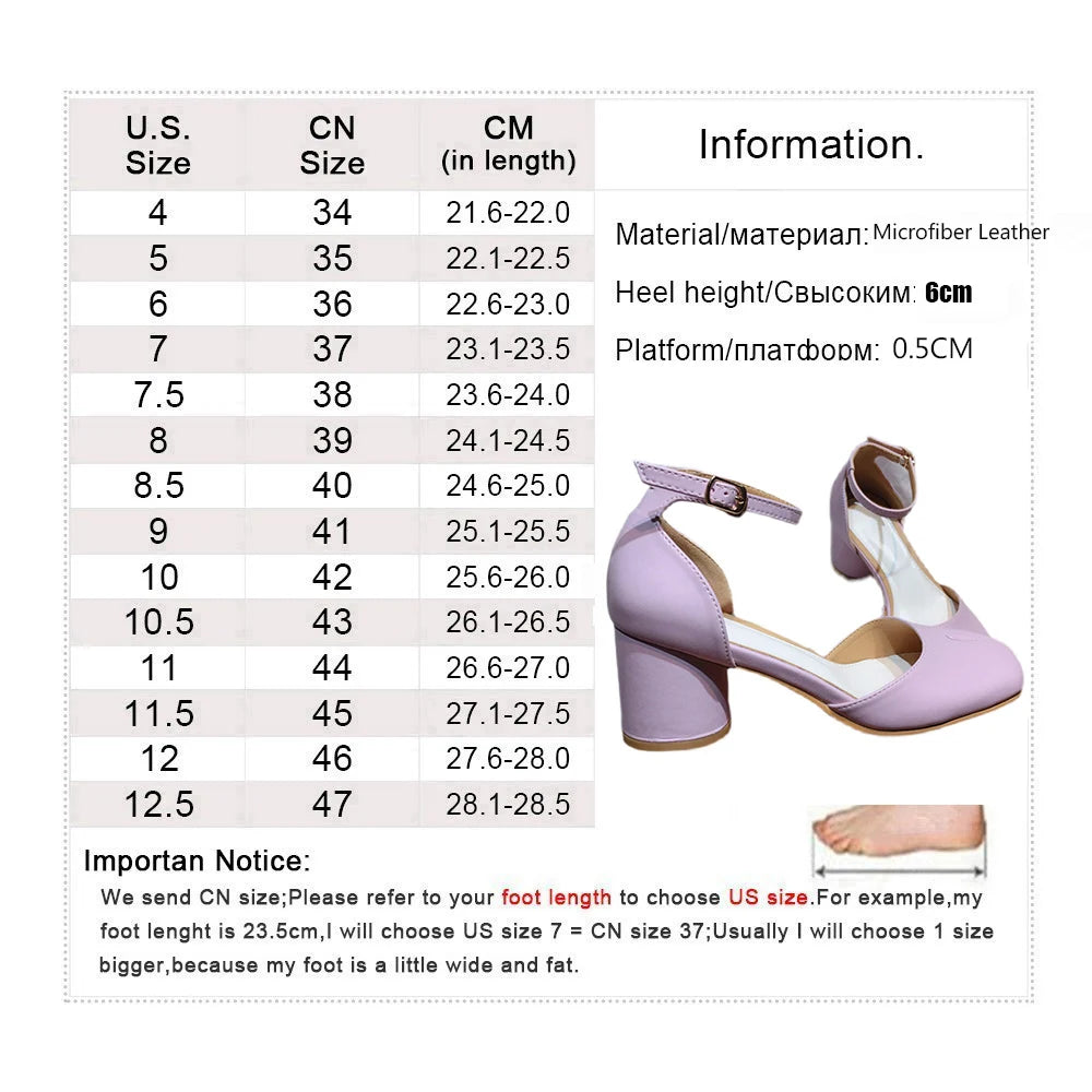 Advbridge Summer New Split Toe Shoes Women Buckle Strap Sandals Women Chunky Round High Heels Fashion sandalias de las mujeres