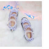 Advbridge Japanese kawaii girl sweet lolita shoes vintage round head thick heel women shoes cute lace bowknot kawaii shoes loli cosplay