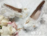 Advbridge kawaii girl tea party princess kawaii shoes pointed retro lace bowknot women shoes loli cosplay cos Japanese sweet lolita shoes