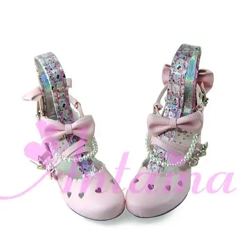 Advbridge Japanese sweet student lolita shoes cute lace bowknot kawaii shoes vintage round head comfortable women shoes loli cosplay