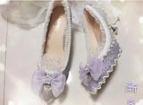 Advbridge princess daily japanese high heel vintage lace bowknot bandage kawaii shoes cosplay loli women shoes Lolita shoes sweet