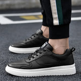 Advbridge Fashion Sneakers Genuine Leather Shoes Men Sneakers Fashion Brand Young Men Casual Shoes Flat Cool Male White Shoes