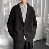 Advbridge Korean-style Men Casual Blazers Male One Button Suit Jackets Daily Business Streetwear All-match Simple Suit-tops