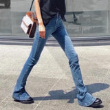 ADVBRIDGE  Women's Stretch Flared Jeans High Waist Slim Fit Soft Denim Pants Skinny Fashion Boot Cut Design Trousers