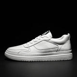 Advbridge Fashion Sneakers Genuine Leather Shoes Men Sneakers Fashion Brand Young Men Casual Shoes Flat Cool Male White Shoes