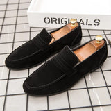 Advbridge Slip On Men Casual Shoes Comfortable Fashion Luxury Brand High Quality Suede Leather Slipper Loafers Summer Shoes