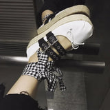 Advbridge Girl's Bowtie Rope Braided Platform Silk Ballet Flats Shoes Woman Double Buckle Graid Riband Bandage Round Toe Fishman Shoes