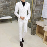 Advbridge Men's Suits High Quality Wedding Groom Tuxedos Single Button Slim Fit Business Prom Dress Men's Formal Dress Suits