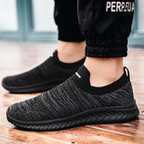 Advbridge Large Size Summer Without Lacing Men Sneakers Socks Men's Sport Shoes Mens Running   Sports Army Green Snickers