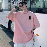 Advbridge Hip Hop Oversize Oversized Cotton T-shirt Short Sleeve