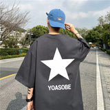 Advbridge Hip Hop Oversize Oversized Cotton T-shirt Short Sleeve