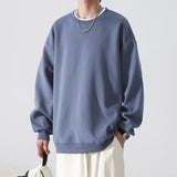 Advbridge Men‘s Wintern outfits mens winter fashion INS Trendy Loose Sweater Men's Autumn and Winter Letters Casual Fleece-lined Men's Pullover