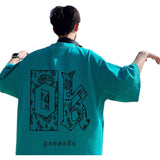 Advbridge Hip Hop Oversize Oversized Cotton T-shirt Short Sleeve