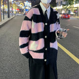 Advbridge Men‘s Wintern outfits streetwear men outfits Autumn and Winter V-neck Cardigan Star Sweater Men's and Women's Long-Sleeved Slim-Fit Trendy Couple Warm Button Knitted Sweater Advbridge Men‘s Wintern outfits