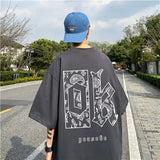 Advbridge Hip Hop Oversize Oversized Cotton T-shirt Short Sleeve