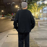 men fall outfits Waffle Youth Leisure Sports Suit Men's Spring and Autumn Sweater Sports Pants New Trendy Men's Two-Piece Suit
