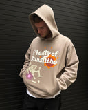 y2k American High Street Niche Hooded Sweater  Letter Printed Sweater Retro Street Men's and Women's Coat