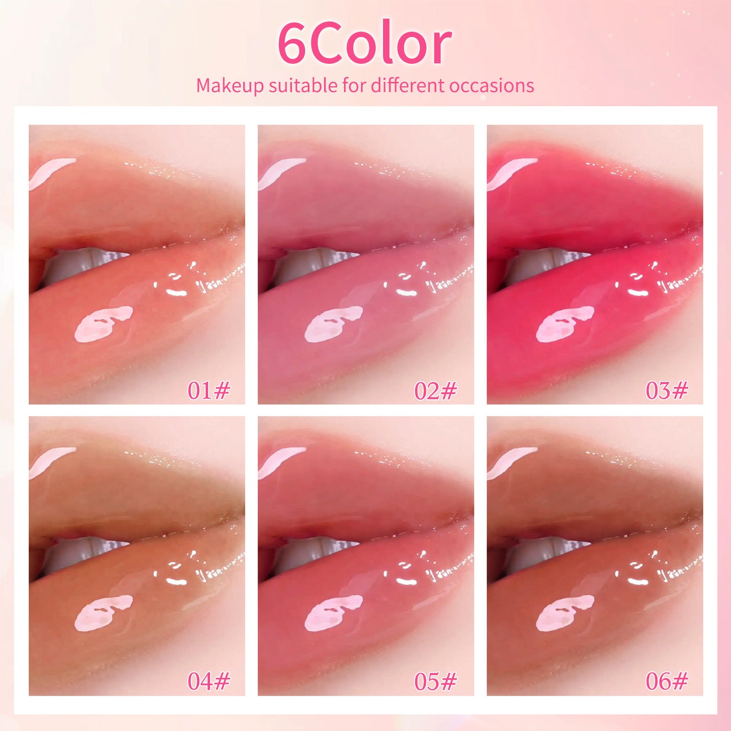 OLIBOLLA Mirror Gloss Lip Serum | Plumping & Hydrating with Metal Wand