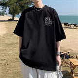 Advbridge Hip Hop Oversize Oversized Cotton T-shirt Short Sleeve