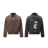 Advbridge fall mens outfits Men's Clothing 2024 Autumn New American Street Fashion Personalized Printed All-Matching Jacket Jacket