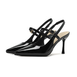 lookbook outfits 811-9 French Style Elegant Hollow High Heel Sandals for Women Summer 2024 New Shallow Mouth Pointed Stiletto Heel High Heels for Women