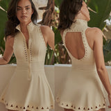 concert outfit ideas Summer Sports Fitness One-Piece Dress Women's Breathable Tight Comfortable Back Hollow out with Chest Pad Yoga Clothes Sports Suit