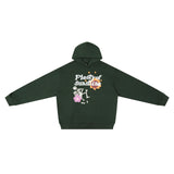 y2k American High Street Niche Hooded Sweater  Letter Printed Sweater Retro Street Men's and Women's Coat