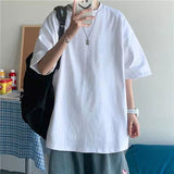 Advbridge Hip Hop Oversize Oversized Cotton T-shirt Short Sleeve