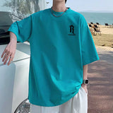 Advbridge Hip Hop Oversize Oversized Cotton T-shirt Short Sleeve