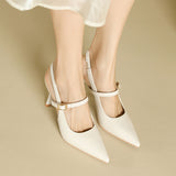 lookbook outfits 811-9 French Style Elegant Hollow High Heel Sandals for Women Summer 2024 New Shallow Mouth Pointed Stiletto Heel High Heels for Women