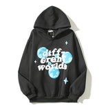 y2k American High Street Niche Hooded Sweater  Letter Printed Sweater Retro Street Men's and Women's Coat
