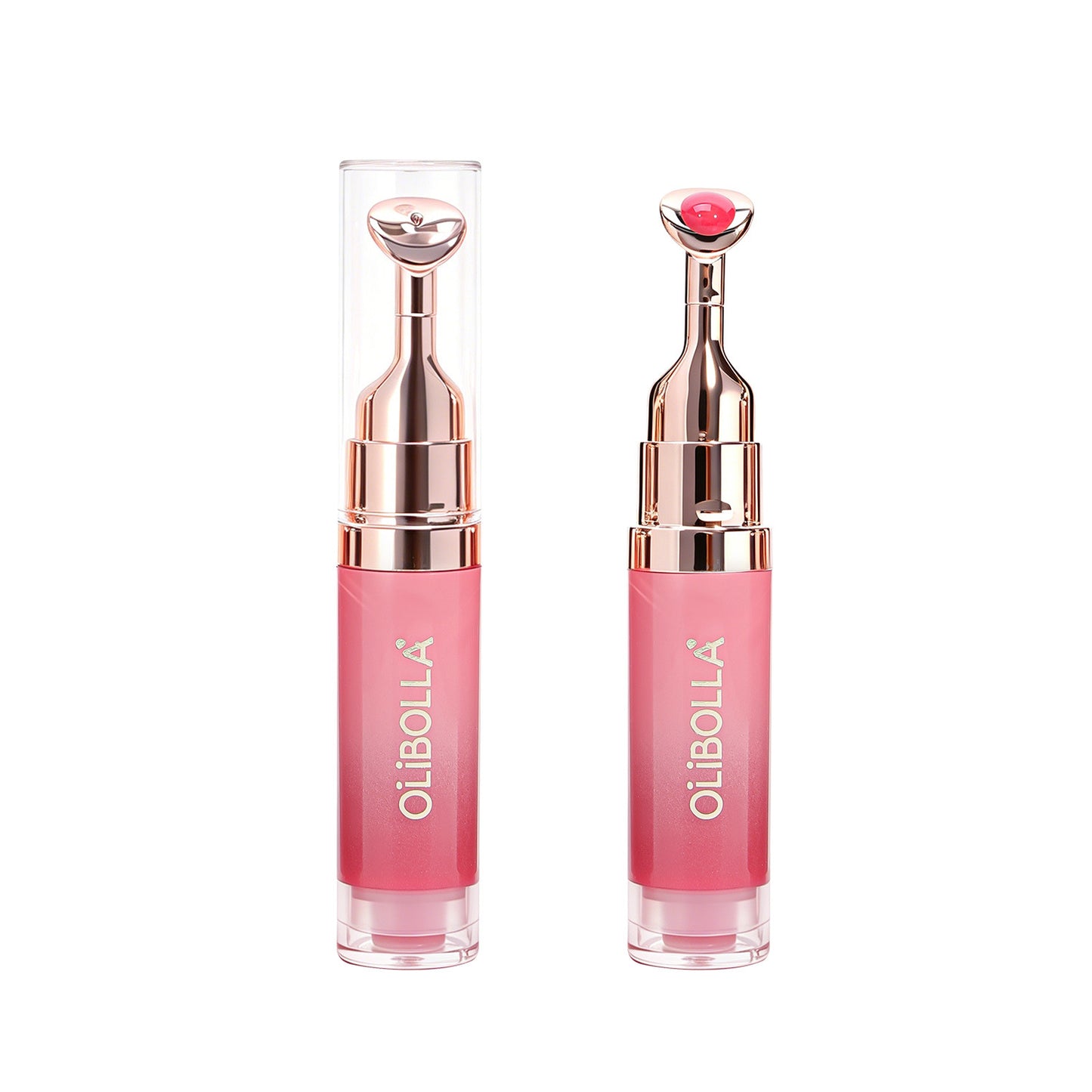 OLIBOLLA Mirror Gloss Lip Serum | Plumping & Hydrating with Metal Wand