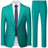 Advbridge Autumn New Men's Slim British Wedding Solid Color Dress Blazer / Male Three Piece Suit Coat Vest  Pants Trousers Waistcoat