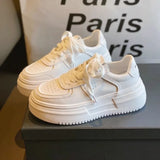 ADVBRIDGE  -  White Sneakers for Womens 2025 Spring Summer New Genuine Leather Shoes for Women Sports Leisure Shoes Women's Platform Sneaker