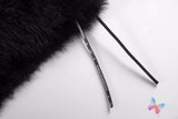 Advbridge Winter High Street Warm Cashmere Jacket Black Skull Print V-neck Ribbon Button Cardigan MMJ Coats Men Women Sweater
