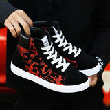 Advbridge Fashion Sneakers Men Canvas Shoes Breathable Cool Street Shoes Male Brand Sneakers Black Blue Red Mens Causal Shoes A305